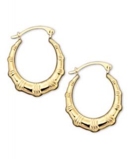10k Gold Small Polished Pleat Hoop Earrings   Earrings   Jewelry