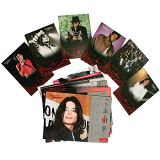 New Michael Jackson Pop Star King Memorabilia Trading Cards Set 25
