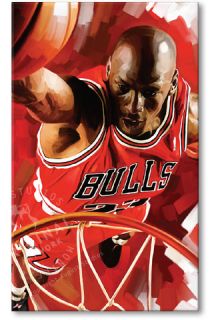 Michael Jordan NBA Basketball Chicago Bulls Painting