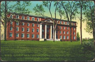 Middletown Connecticut 1908 North College Wesleyan University Vintage