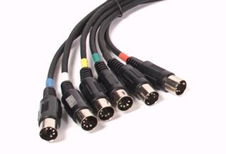 Swamp 6 Channel MIDI Cable Snake 6M