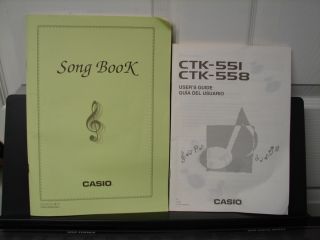 Casio CTK 551 Keyboard Electric Piano W/ Box & Stand 100 Song Bank