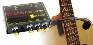 Sound Meridian Pro Guitar Microphone w Preamp EQ Di