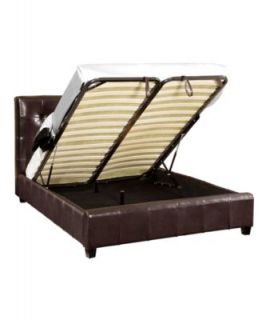Hawthorne King Bed, Leather   furniture