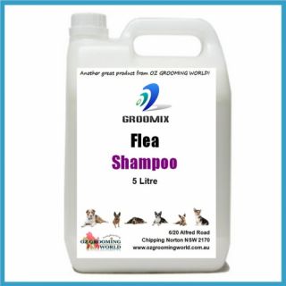 GROOMIX Flea Shampoo 5 Litres, 8 Times Concentrated For Dog Cat Pet