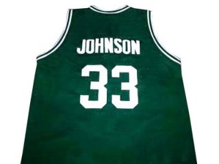 Magic Johnson Michigan State Jersey Green New Any Size BDL