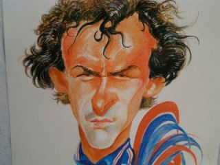 Lot 3 Prints of Caricatures of Soccer Players USA 94