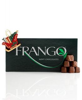 Frango Chocolates, 1 Lb. Milk Mint Box with Sleigh Ornament by Kurt