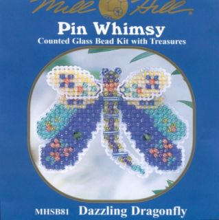 Dragonfly Beaded Ornament Kit Mill Hill 2004 Spring Bouquet