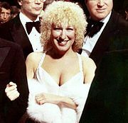 bette midler at the premiere of the rose