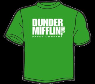 Dunder Mifflin T Shirt Mens The Office Dwight Schrute