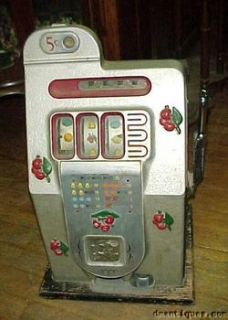 1945 Mills Novelty 5cent Bell Fruit Casino Slot Machine