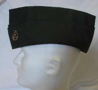 Military Flight Ace Green Uniform Hat 7 1 2 Mullins Loyalty Pin