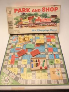 1960 Milton Bradley Park and Shop Game