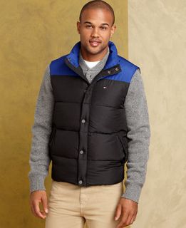 Tommy Hilfiger Vest, Woodcutter Down Vest   Mens Coats & Jackets