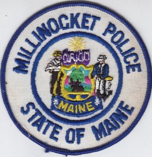 Millinocket Police State of Maine Shoulder Patch