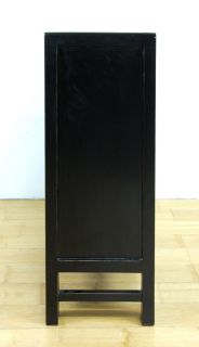 Ming Style Black Cabinet Chest Dresser Side Stand Chest Modern
