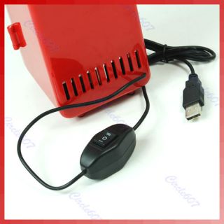 Mini USB PC Beverage Powered Drink Cans Cooler Warmer Refrigerator