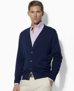 Polo Ralph Lauren Shirt, V Neck Cardigan   Mens Sweaters