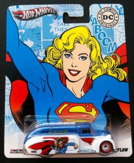 Hot Wheels Nostalgia 2012 DC Comics Supergirl 38 Dodge Airflow 1 64