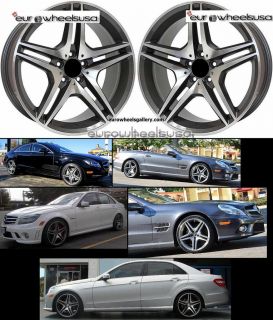 MB 8 alloy wheels / rims for Mercedes C300 C350 E350 E550 2008   2012
