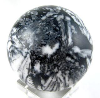 Chrysanthemum Stone Mineral Sphere Crystal Ball