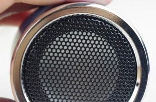 This mini speaker has compact size and light weight. With 3.5mm audio