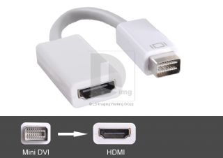 15cm Mini DVI to HDMI Adapter Converter Video Cable for iMac Monitor