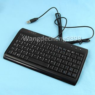 Mini 78 Keys USB Notebook Laptop Computer PC Keyboard Black