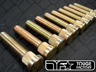 TF 50mm Extended Wheel Studs s14 240sx Z32 14mm Knurl