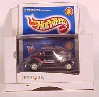 Hot Wheels Lexmark Black 3 Window 34 Ford