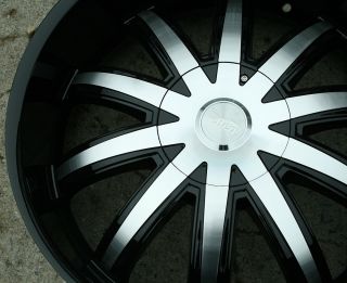 Effen 415 22 Black Rims Wheels Olds Cutlass Sierra rwd 22 x 8 5 5H 15