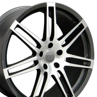 20 RS4 Wheels Gunmetal Set of 4 Rims Fit Audi Q7 Cayenne VW Touareg
