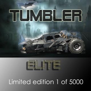 Hot Wheels 1 18 Scale Limited Edition 1 5000 Dark Knight Tumbler Elite