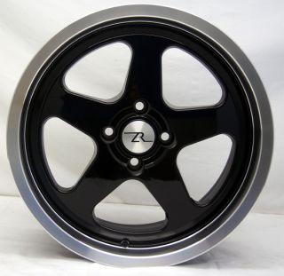 Mustang SC Style Wheels 17x9 fits Saleen 17 inch, 17, 4 lug rims