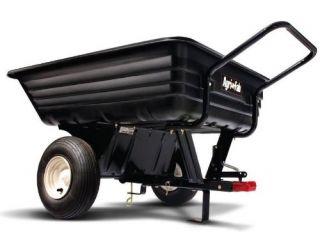 45 0345 350 Pound Poly Convertible Push Tow Dump Cart New