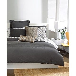 Bar III Bedding, Garment Wash Grey Collection   Bedding Collections