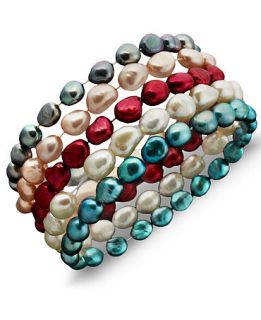 Fresh by Honora Pearl Bracelet Set, Multicolor Cultured Freshwater