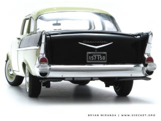 1957 Chevrolet 150 Sedan 1 18 Highway 61 Unopened Colonial Cream Onyx