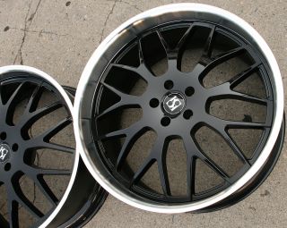 Koko Kuture Fann L5 22 Black Rims Wheels CLS500 CLS550 22 x 9 0 10 5