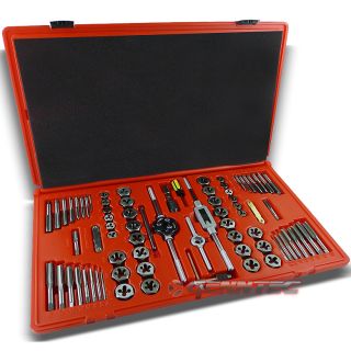 Neiko 76 PC Metric SAE Alloy Tap and Die Set Hexagon Professional Hand