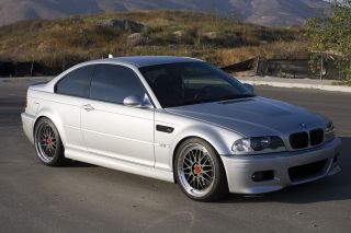 BMW LM Style 19 Wheels Staggered E46 M3 Hyper Silver Step Lip