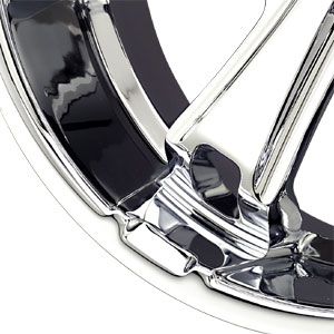 New 20x9 6x139 7 Liquid Metal Dyno Chrome Wheels Rims