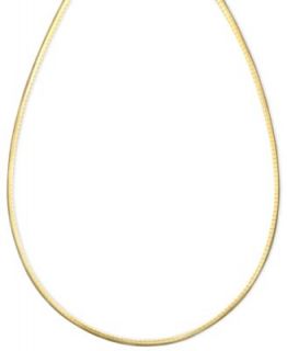 14k Gold Necklace, 18 Omega Collar   Necklaces   Jewelry & Watches