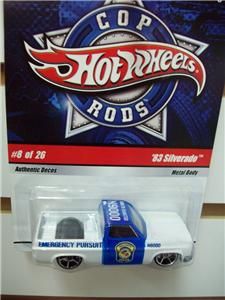 Hot Wheels Police Car Cop Rods 8 of 26