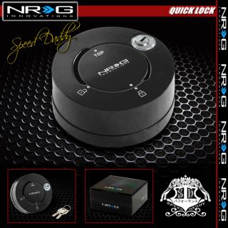 NRG Thin Steering Wheel Short 6 Hole Quick Release Lock Key Adaptor