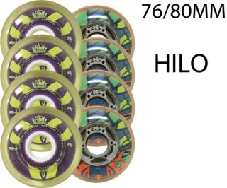 TRINITY FLEX ROLLER HOCKEY HILO Inline Skate Wheels 76mm/80mm Indoor