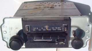 This is an original radio/8 track tape player for a 1979 Ford, not