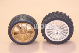 RC 1 10 Car Tires Wheels Rims Package Off Road Dirt