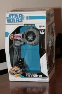 Star Wars Ecliptic Evader Tie Fighter w Hobbie Figure